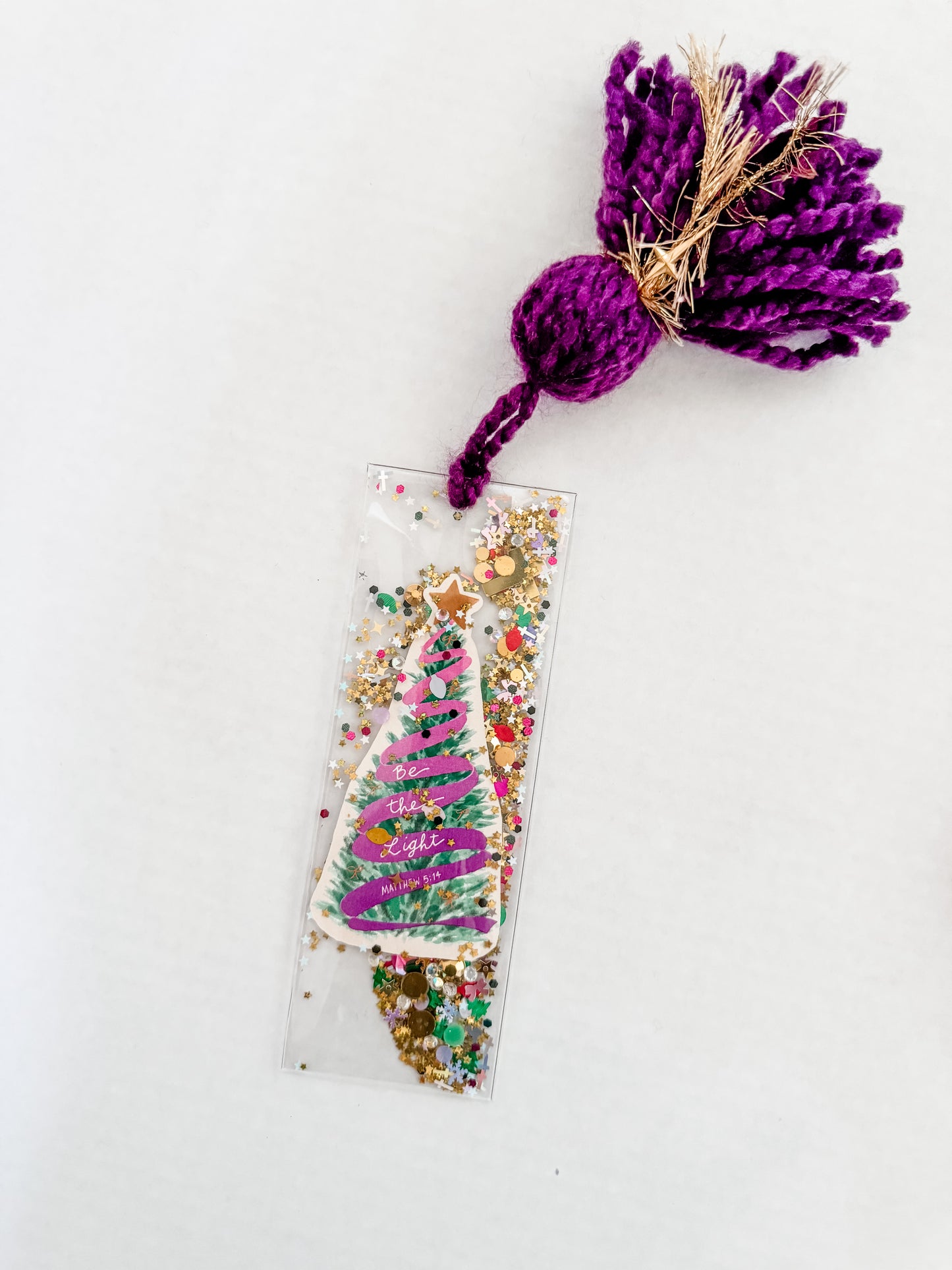 “BE THE LIGHT” TREE GLITTERMARK