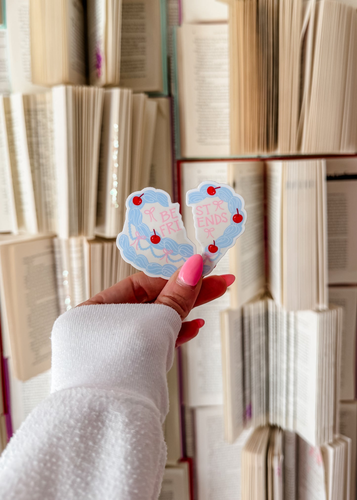 BEST FRIENDS CAKE STICKER SET