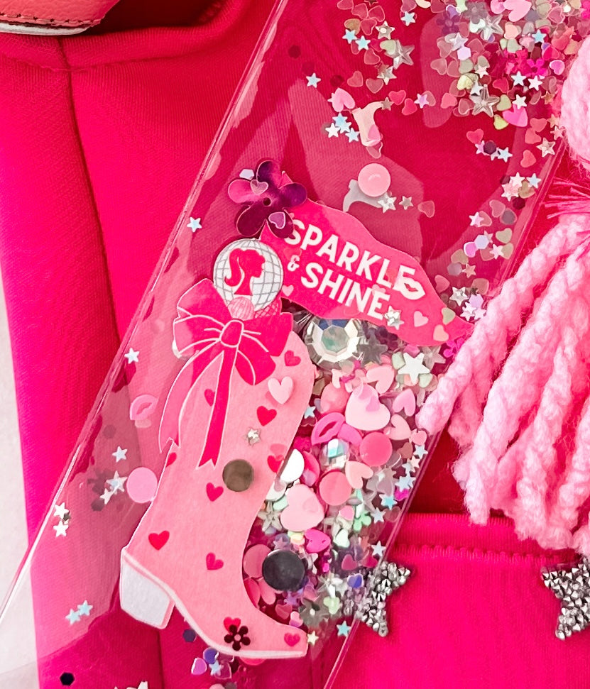 "SPARKLE AND SHINE" GLAM COWGIRL GLITTERMARK