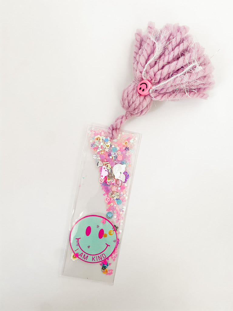 "I AM KIND" MINT SMILEY GLITTERMARK