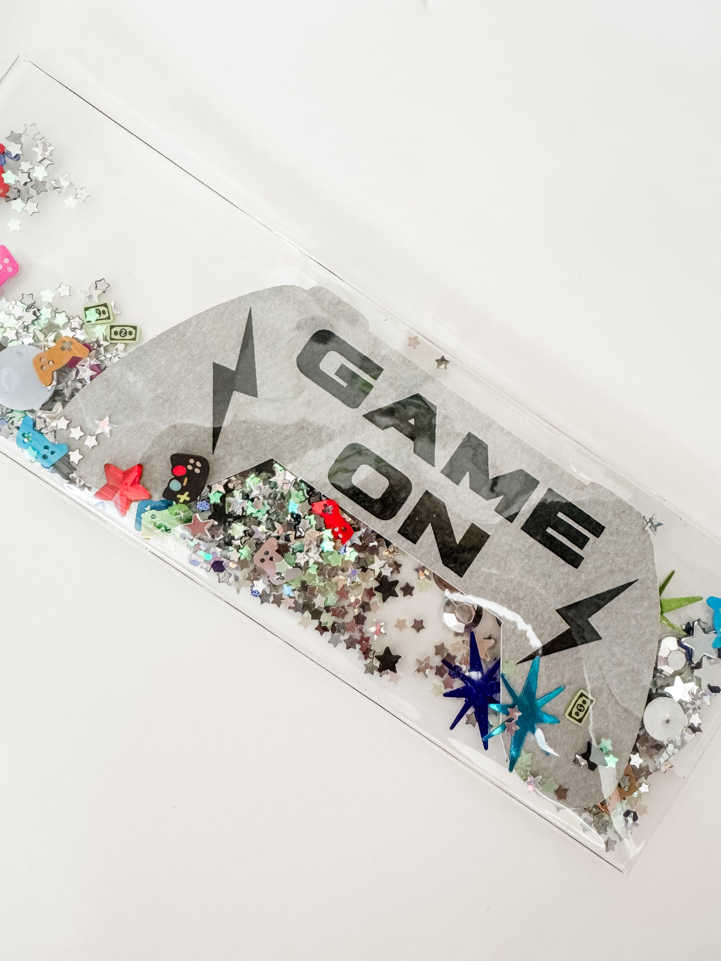 "GAME ON" GLITTERMARK