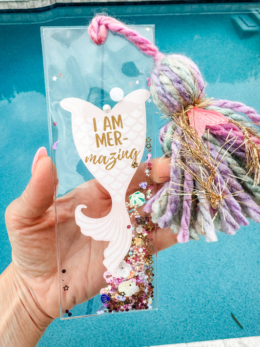 "I AM MERMAZING" MERMAID BOOKMARK