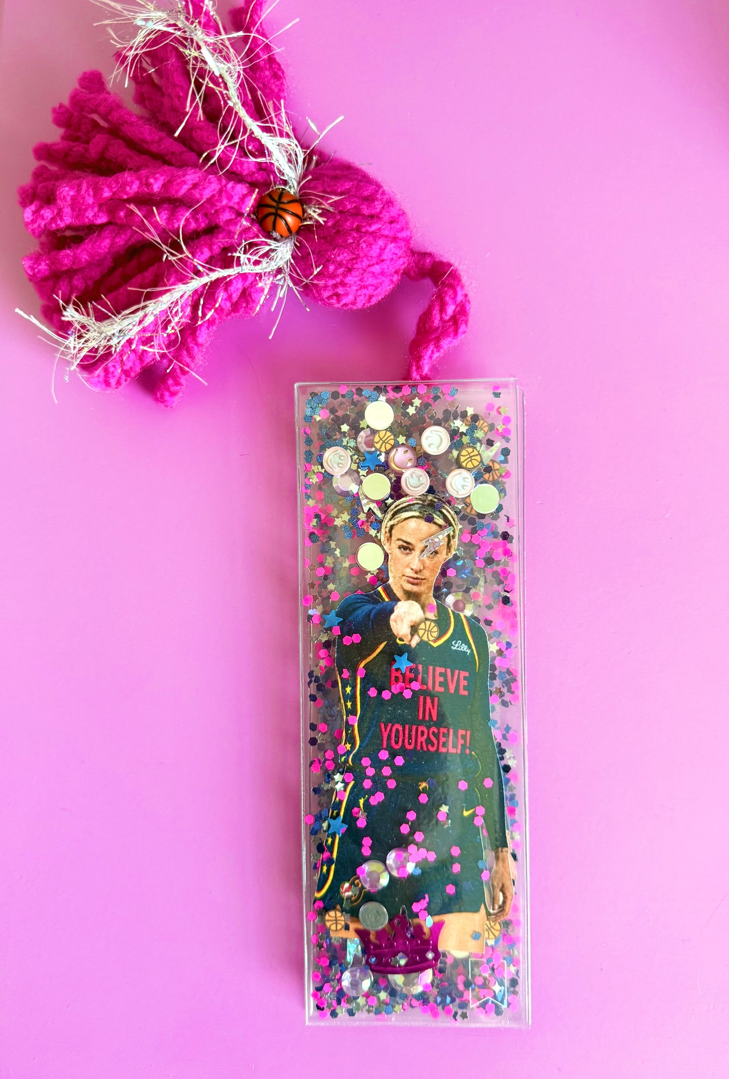 "BELIEVE IN YOURSELF" GLITTERMARK